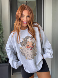 Camo Santa Graphic Top