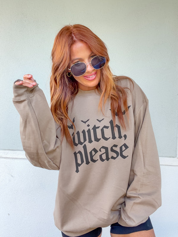 Witch Please Graphic Pullover