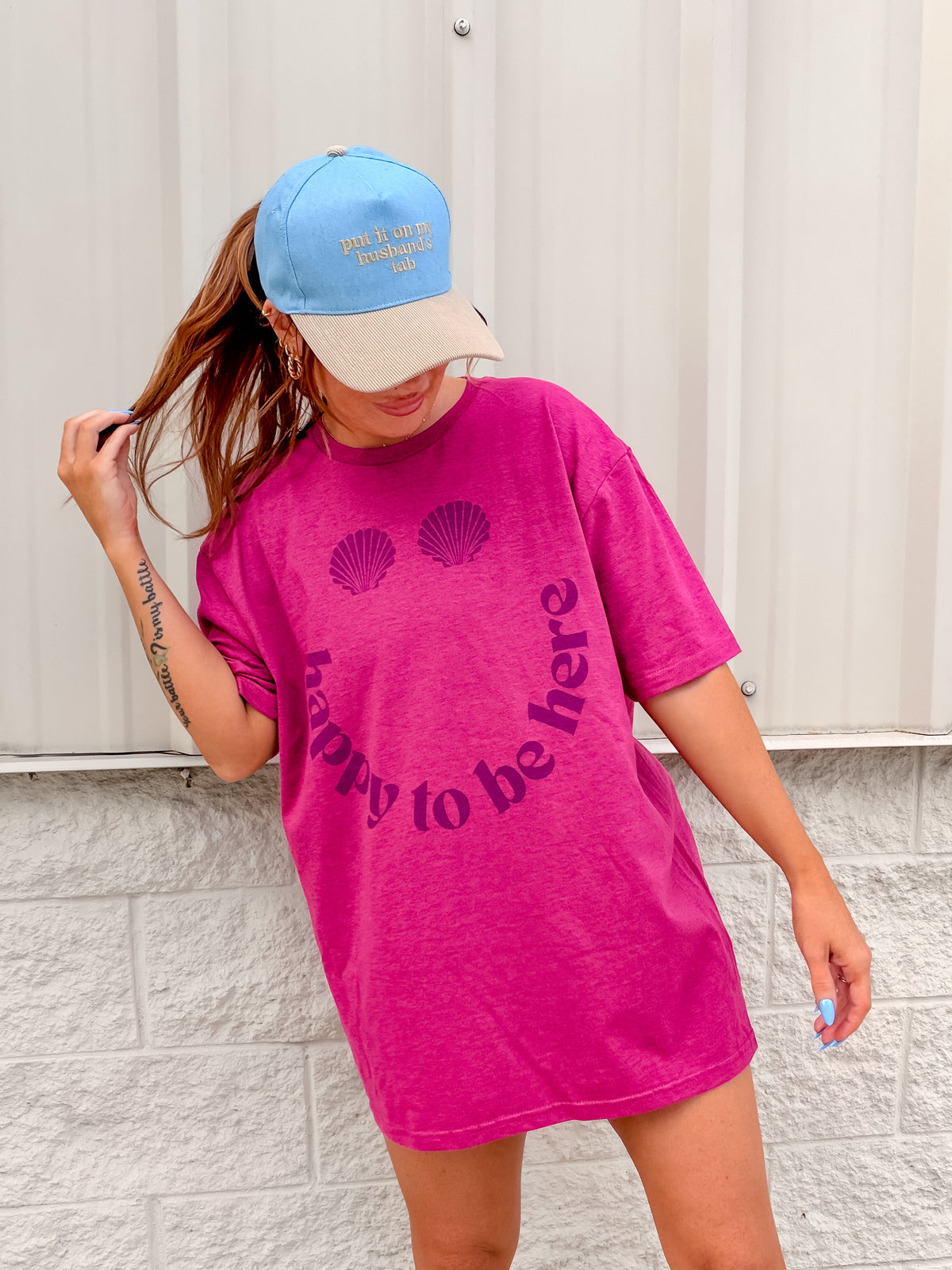 Happy To Be Here Graphic Tee C.O.C