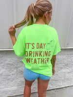 Cans Day Drinking Weather Graphic Tee
