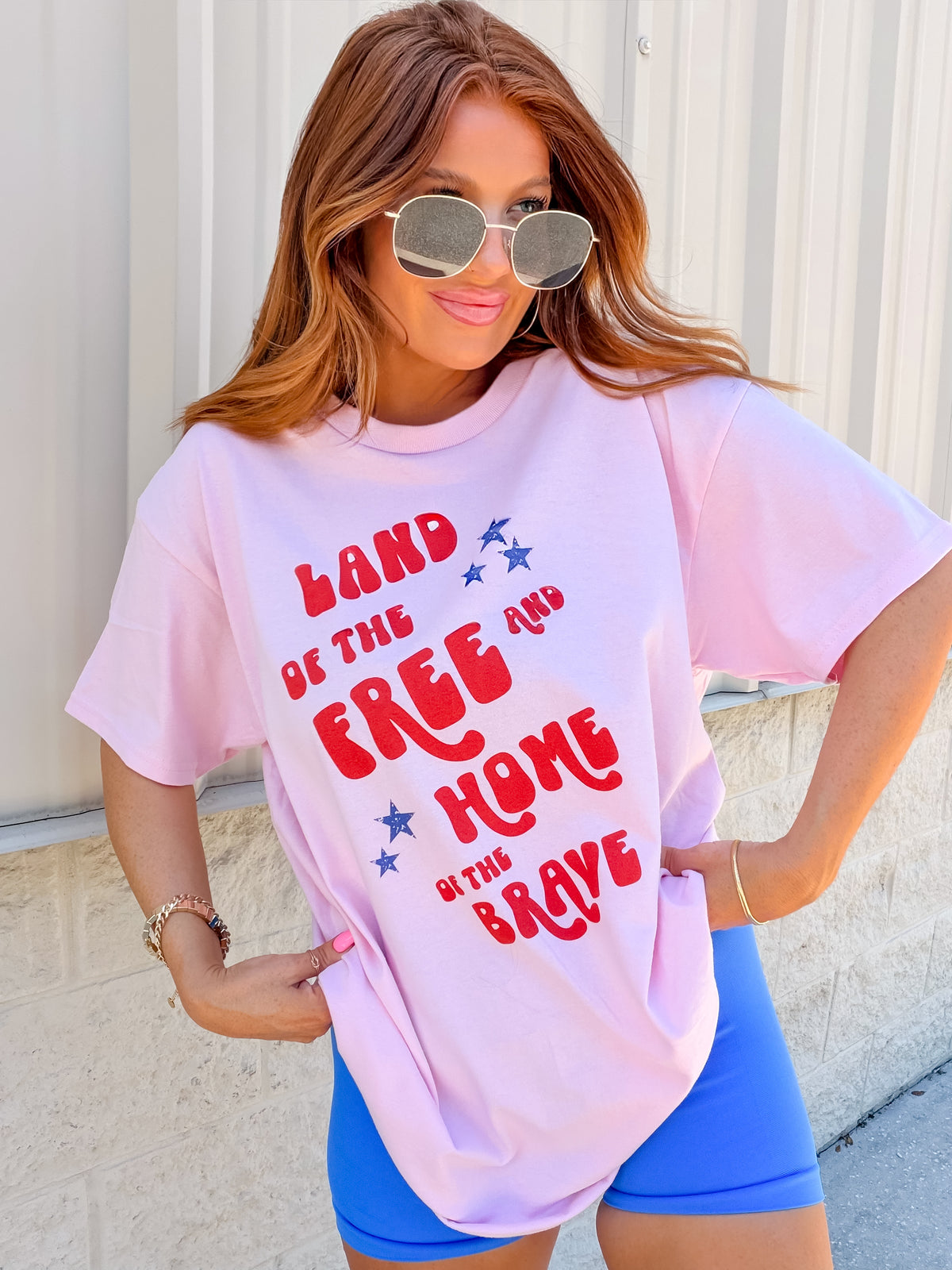 Land Of The Free Graphic Top