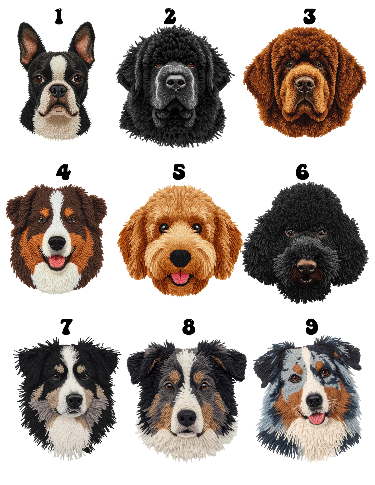 Yarn Dog Breed Graphic Top