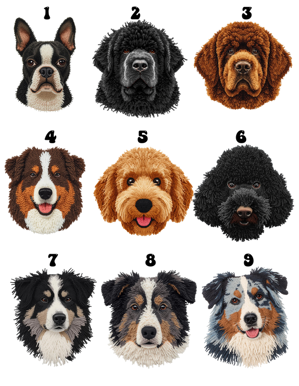 Yarn Dog Breed Graphic Top