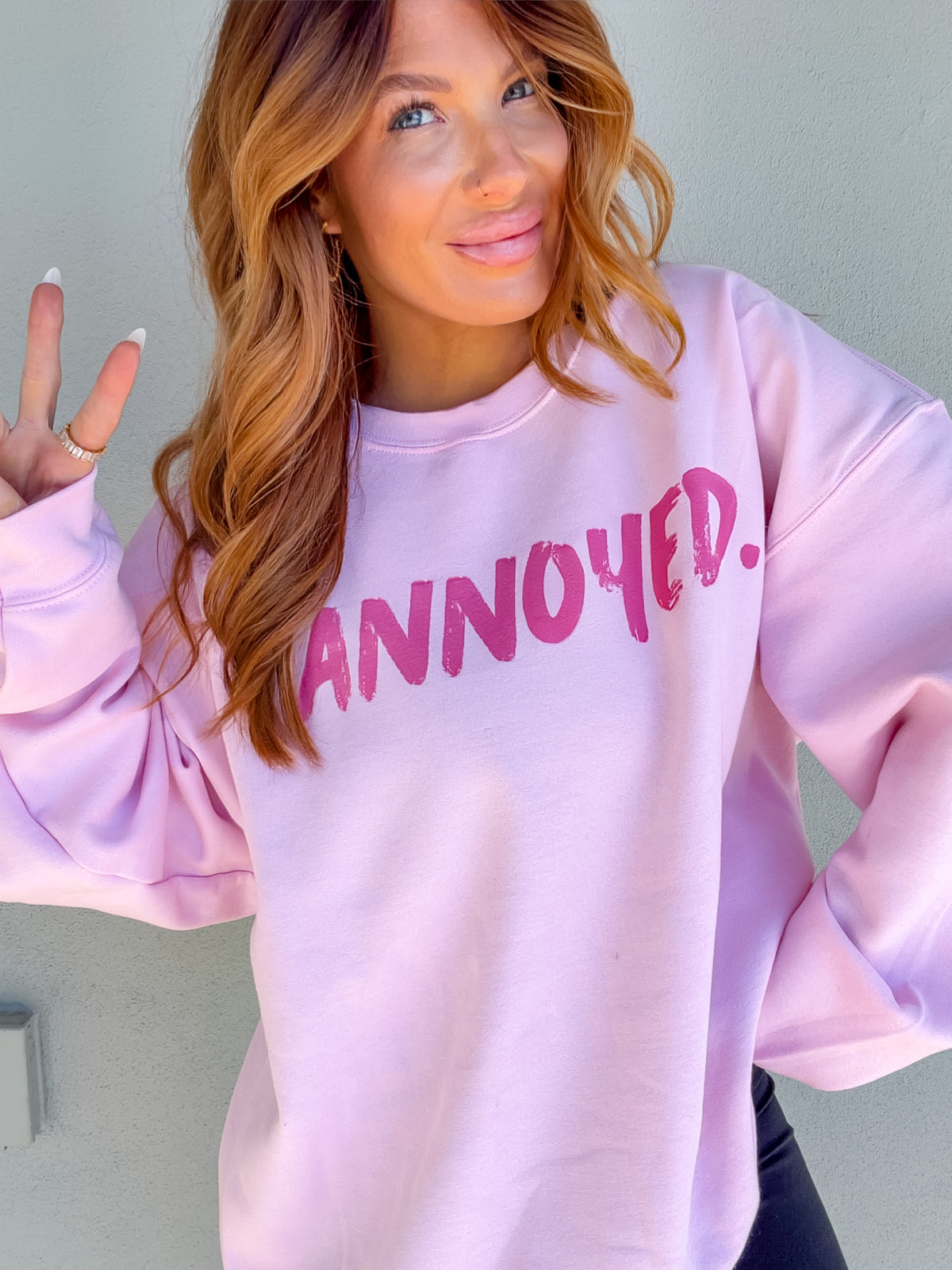 Annoyed Graphic Pullover C.O.C.