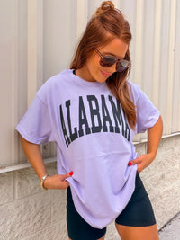 Black Varsity States Graphic Tee