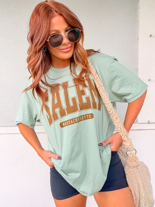 Salem Mass Graphic Top