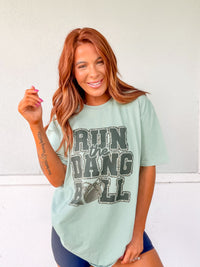 Run The Ball Graphic Top