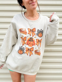 Thanksgiving Bows Graphic Top