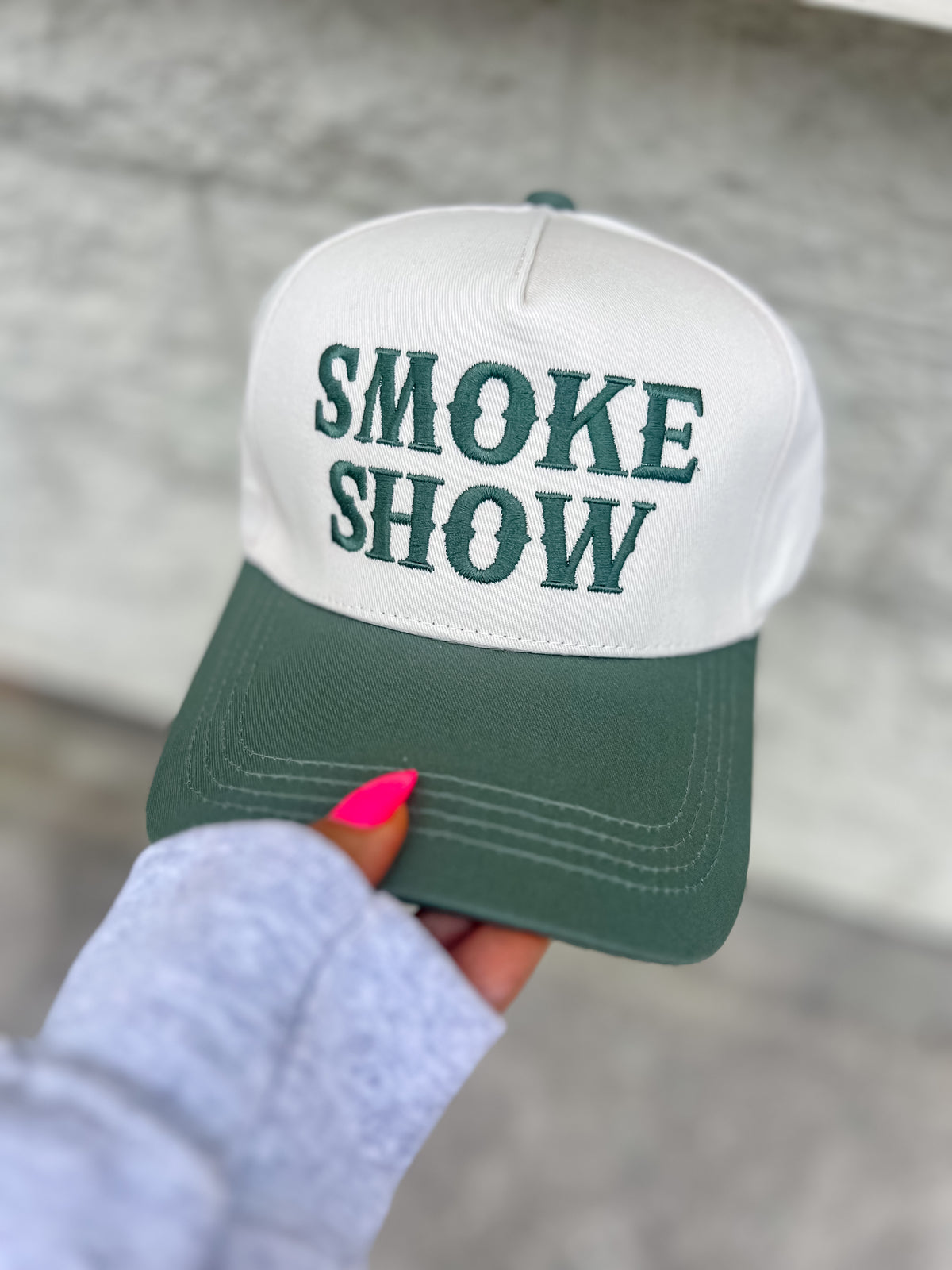 Smoke Show Embroidered Hat