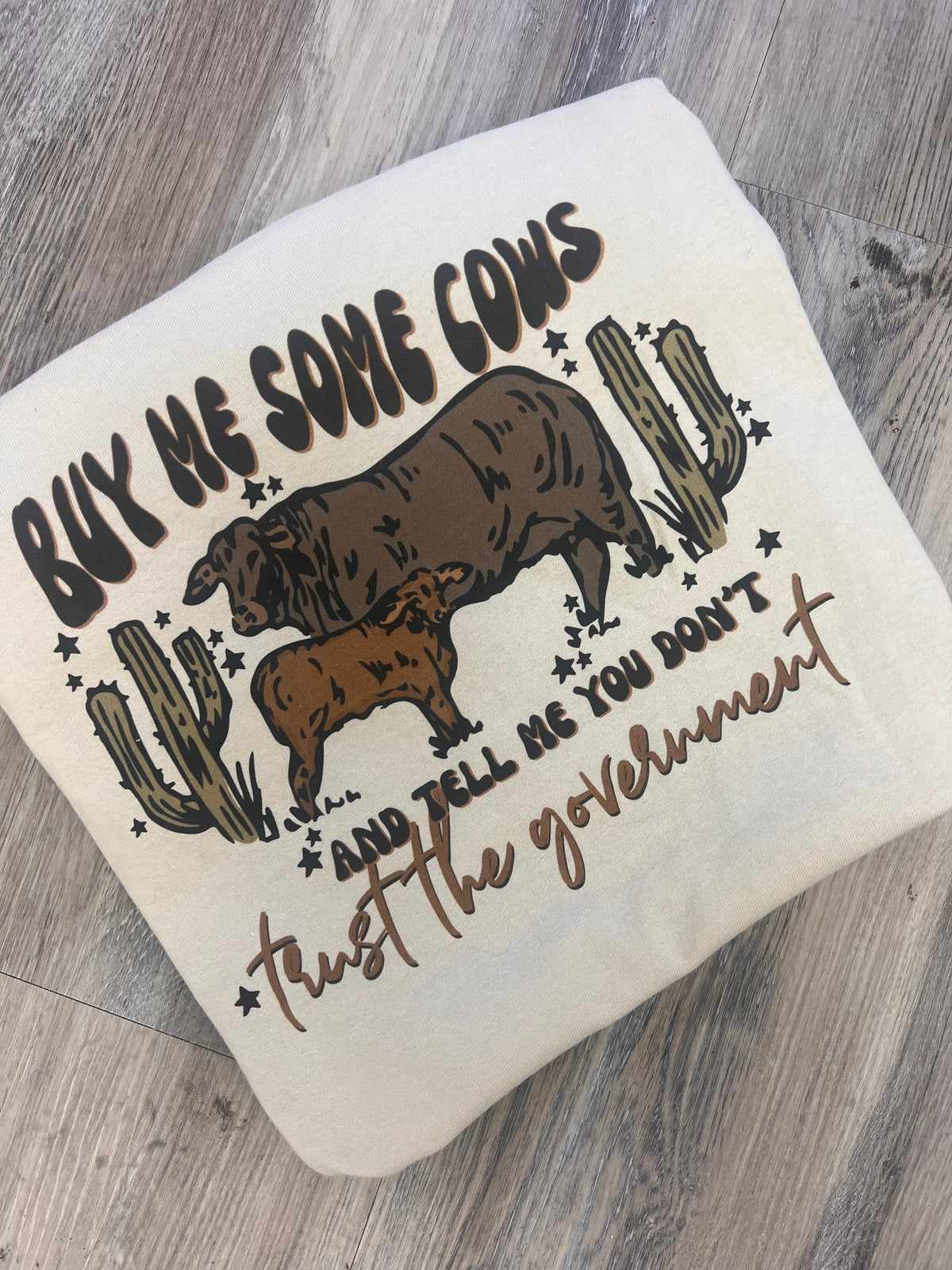 Cows And Government Graphic Top