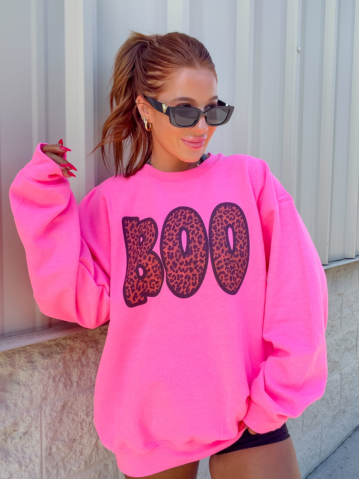Cheetah Boo Graphic Top