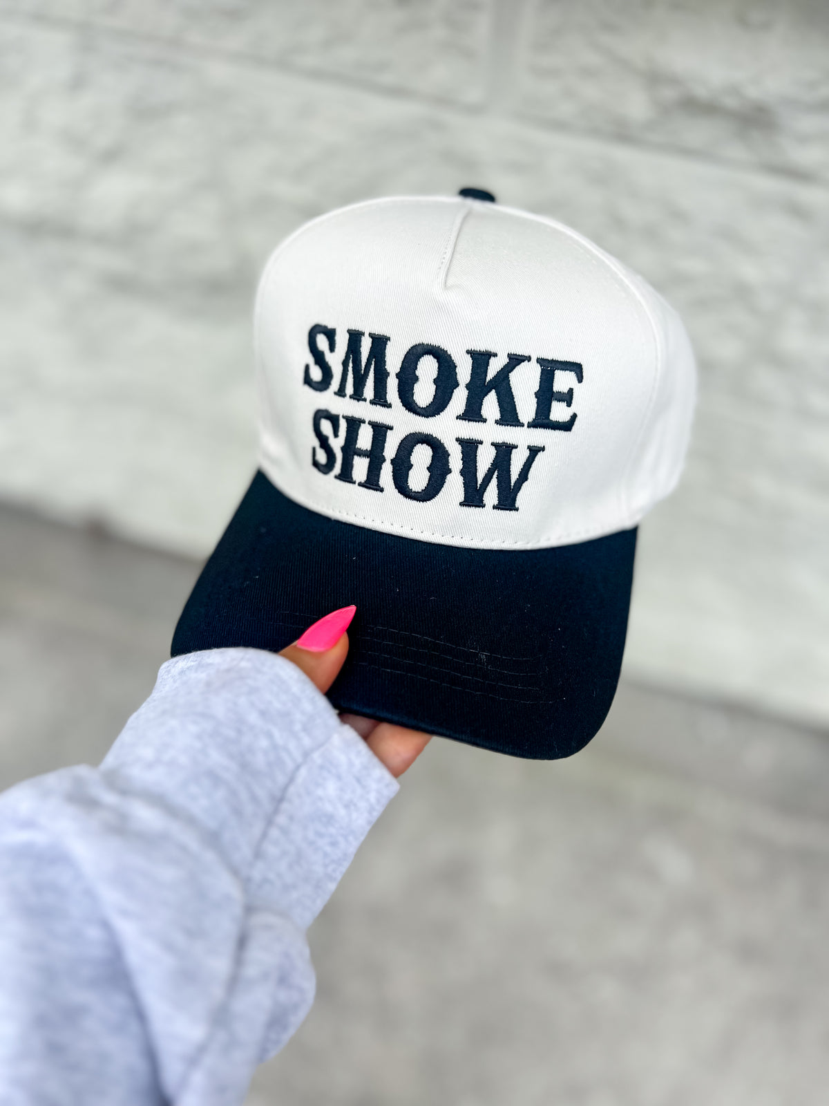 Smoke Show Embroidered Hat