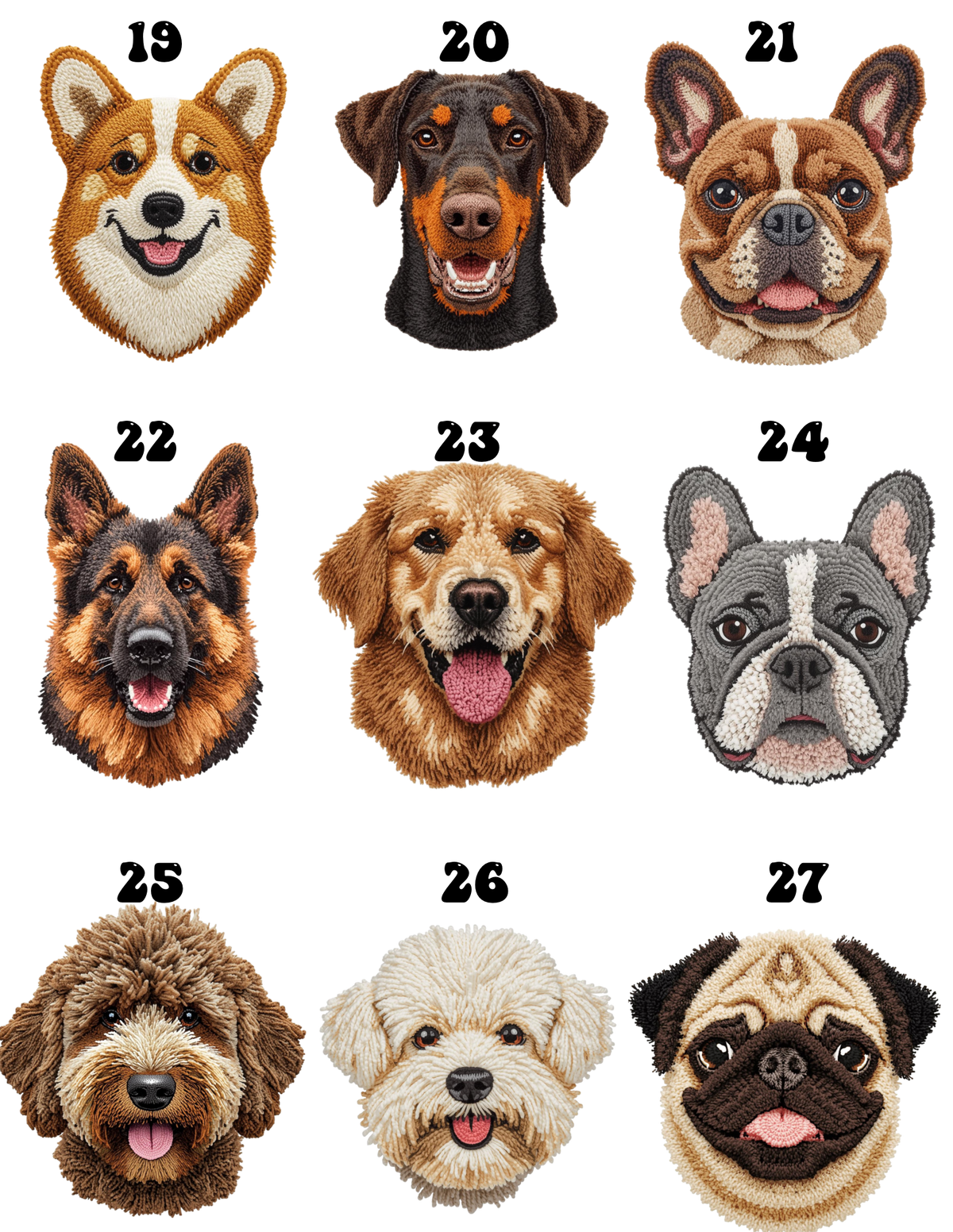 Yarn Dog Breed Graphic Top