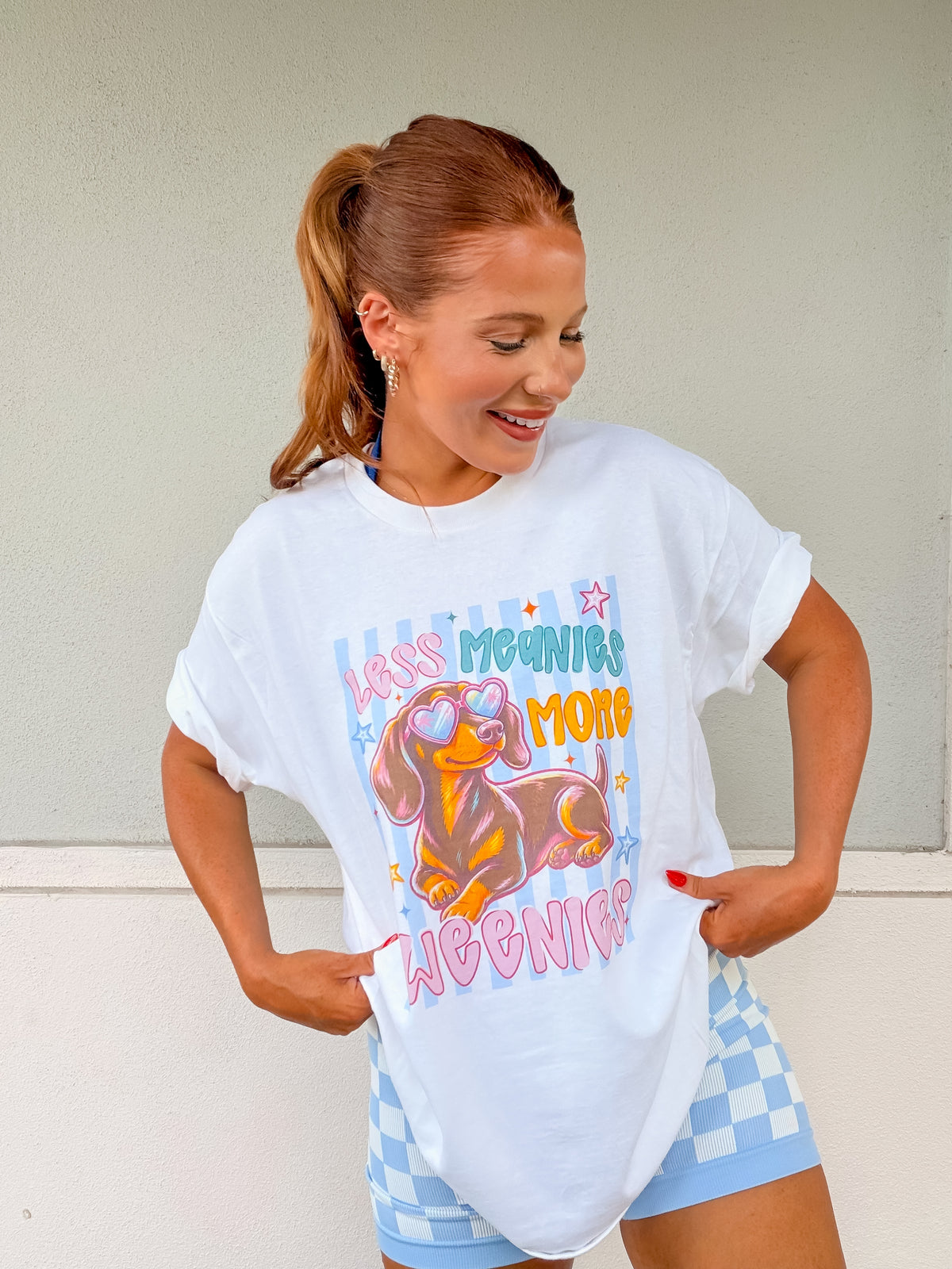 Less Meanies Graphic Top