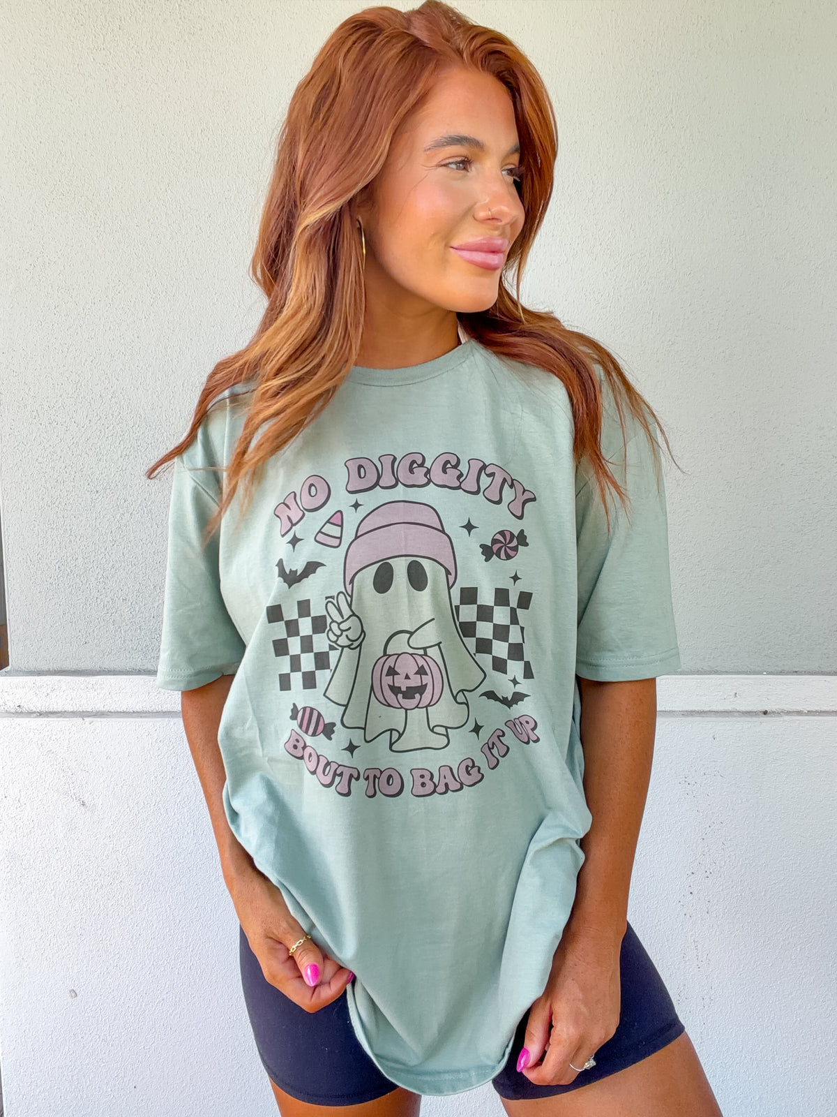 No Diggity Graphic Top