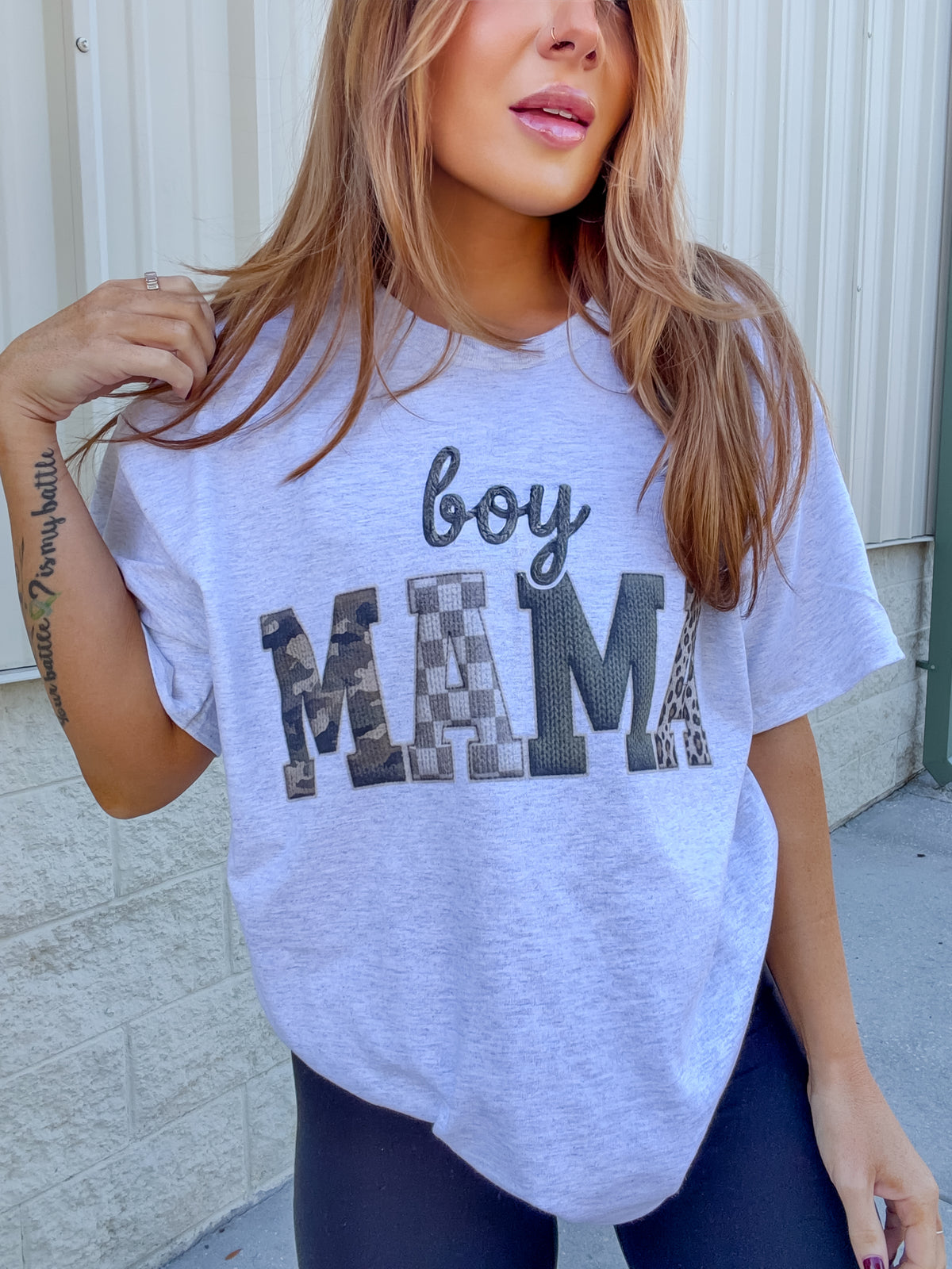 Yarn Boy Mama Graphic Top