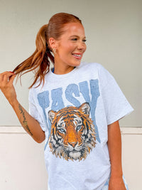 Tiger Brushstroke Graphic Top