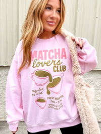 Matcha Lovers Club Graphic Top