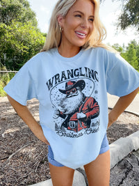 Wranglin' Christmas Graphic Top