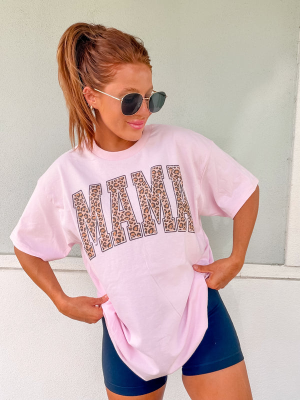 Mama Leopard Graphic Top