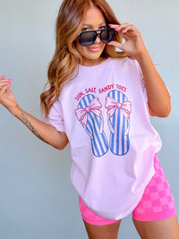 Sandy Toes Graphic Top