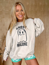 Ghost Malone Graphic Pullover