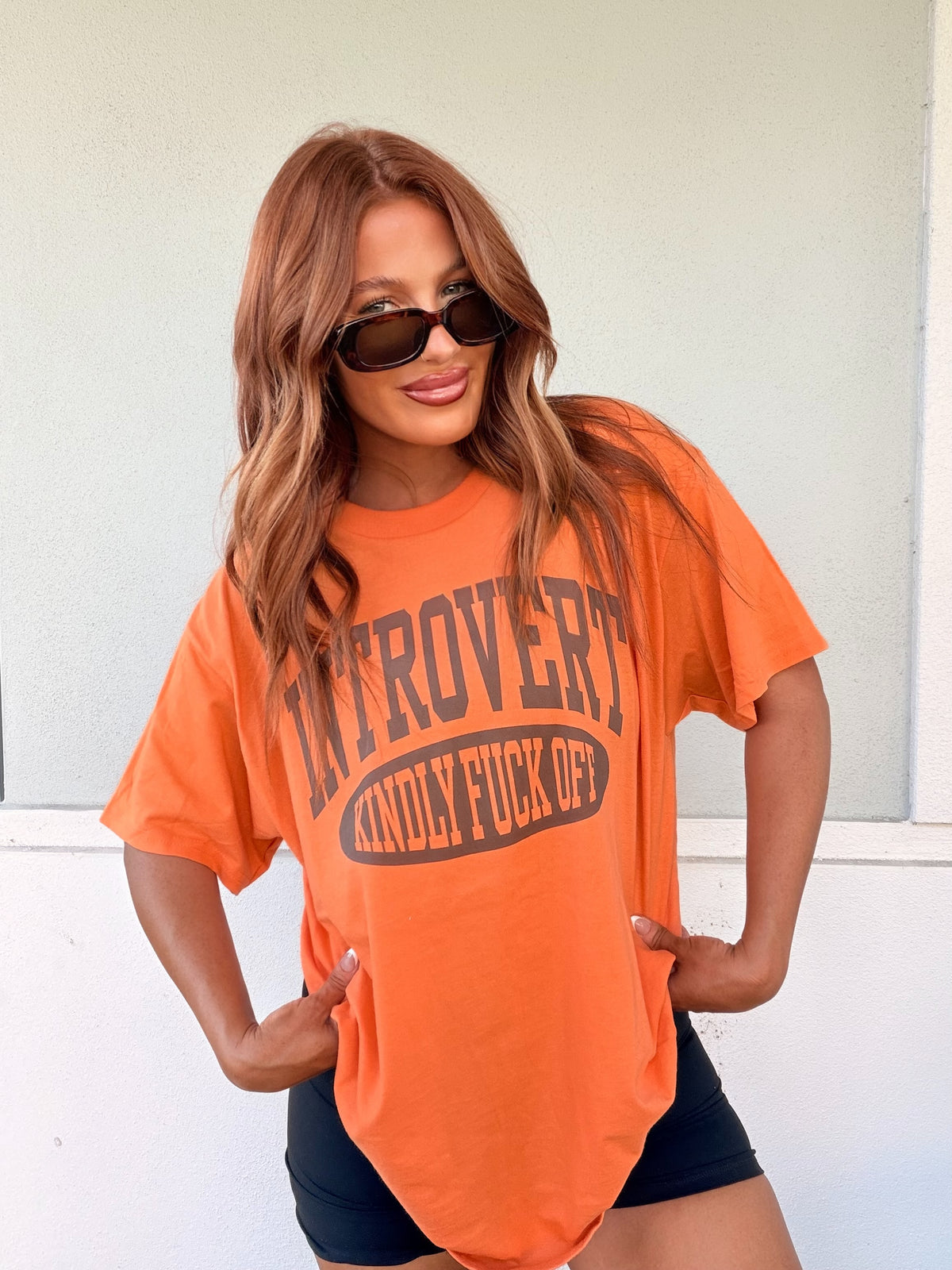 Kindly Introvert Graphic Top