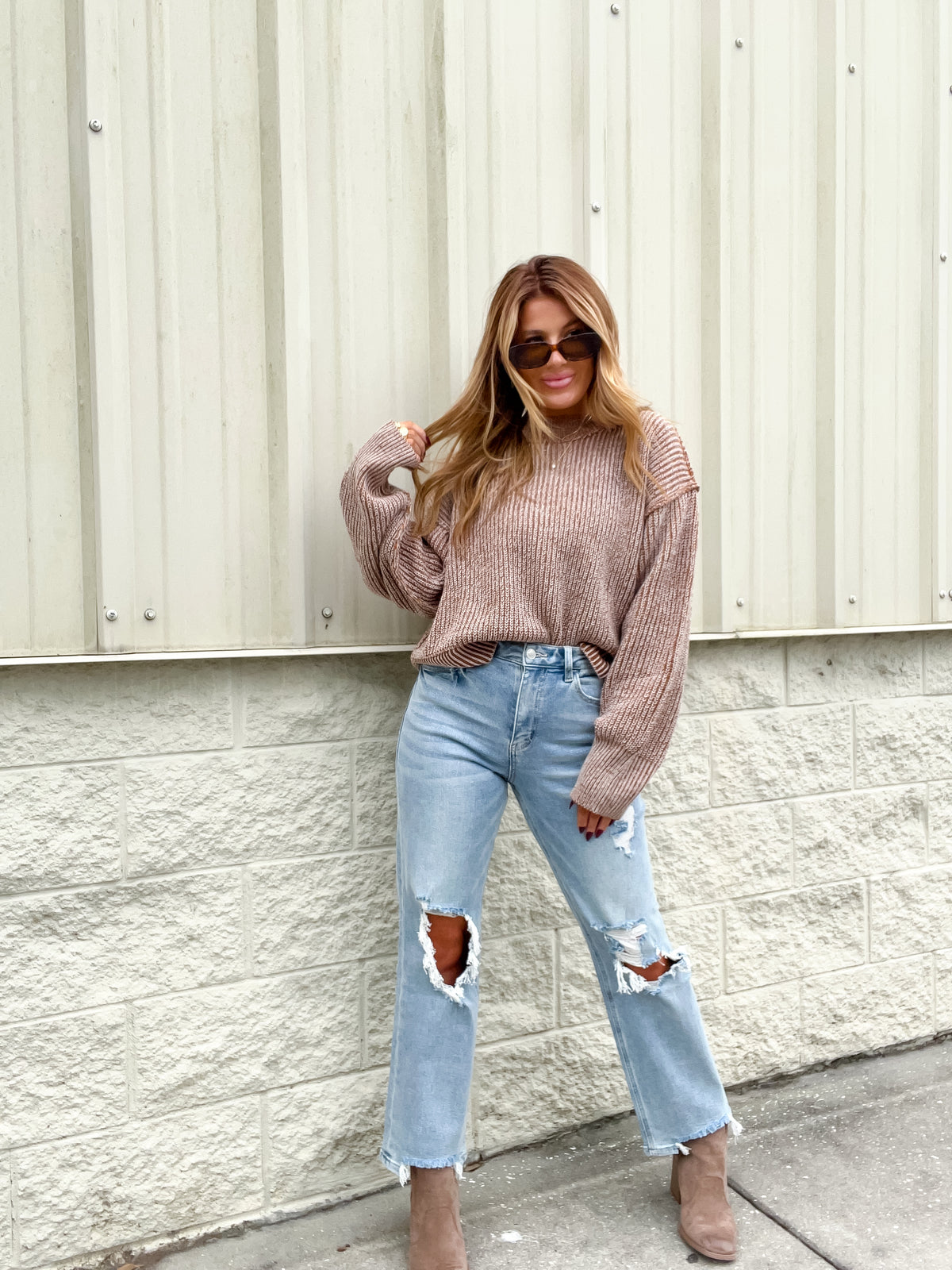 A Little Daring 90's Vervet Dad Jeans