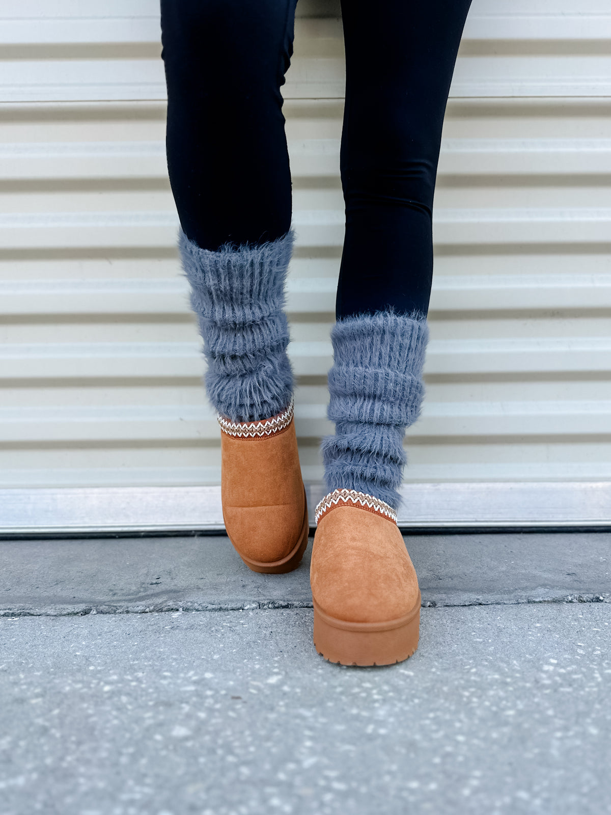 Gray Leg Warmers