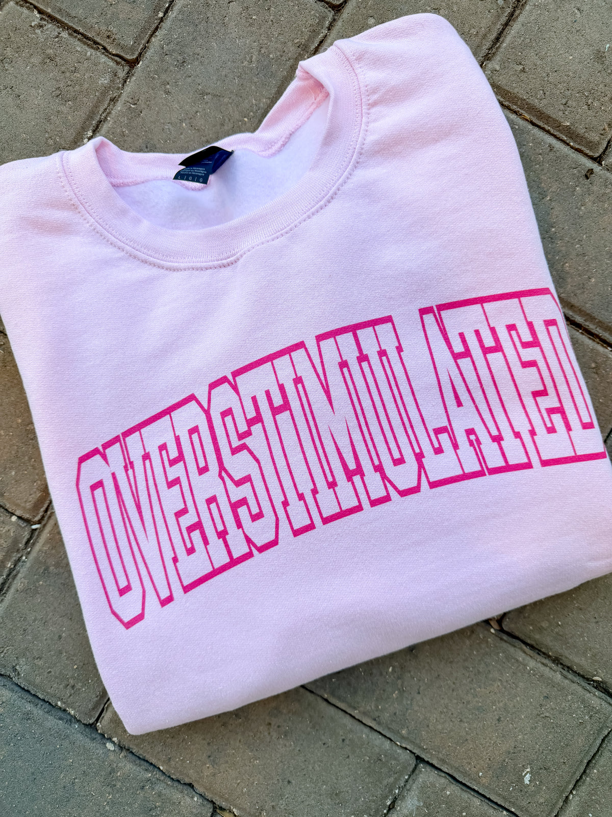 Overstimulated Graphic Pullover C.O.C