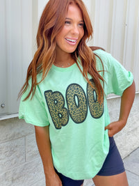 Cheetah Boo Graphic Top