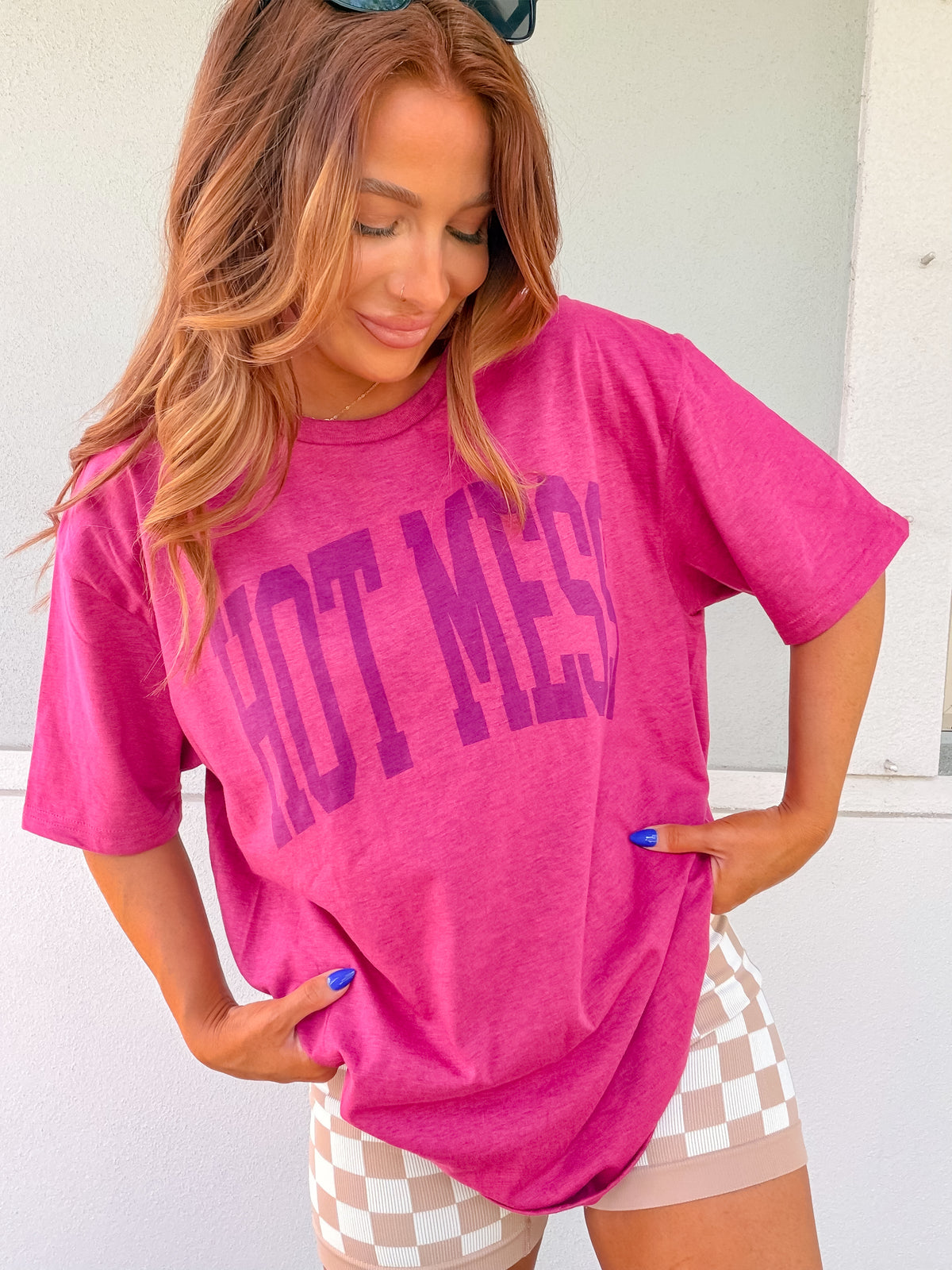 Varsity Hot Mess Graphic Tee C.O.C