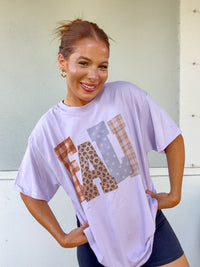 Multi Fall Graphic Top