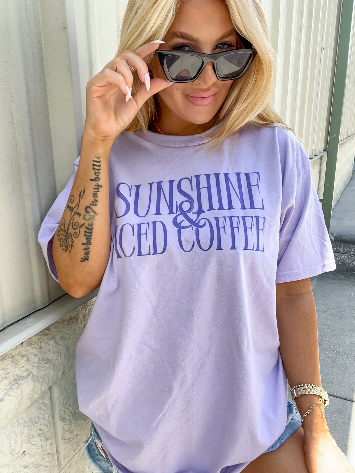 Sunshine Iced Coffee Graphic Tee C.O.C