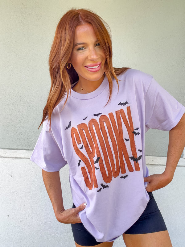 Brushstroke Spooky Graphic Top