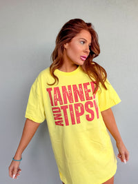 Pink Tanned And Tipsy Tee