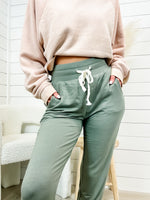 Instant Attraction Olive Jogger Pants