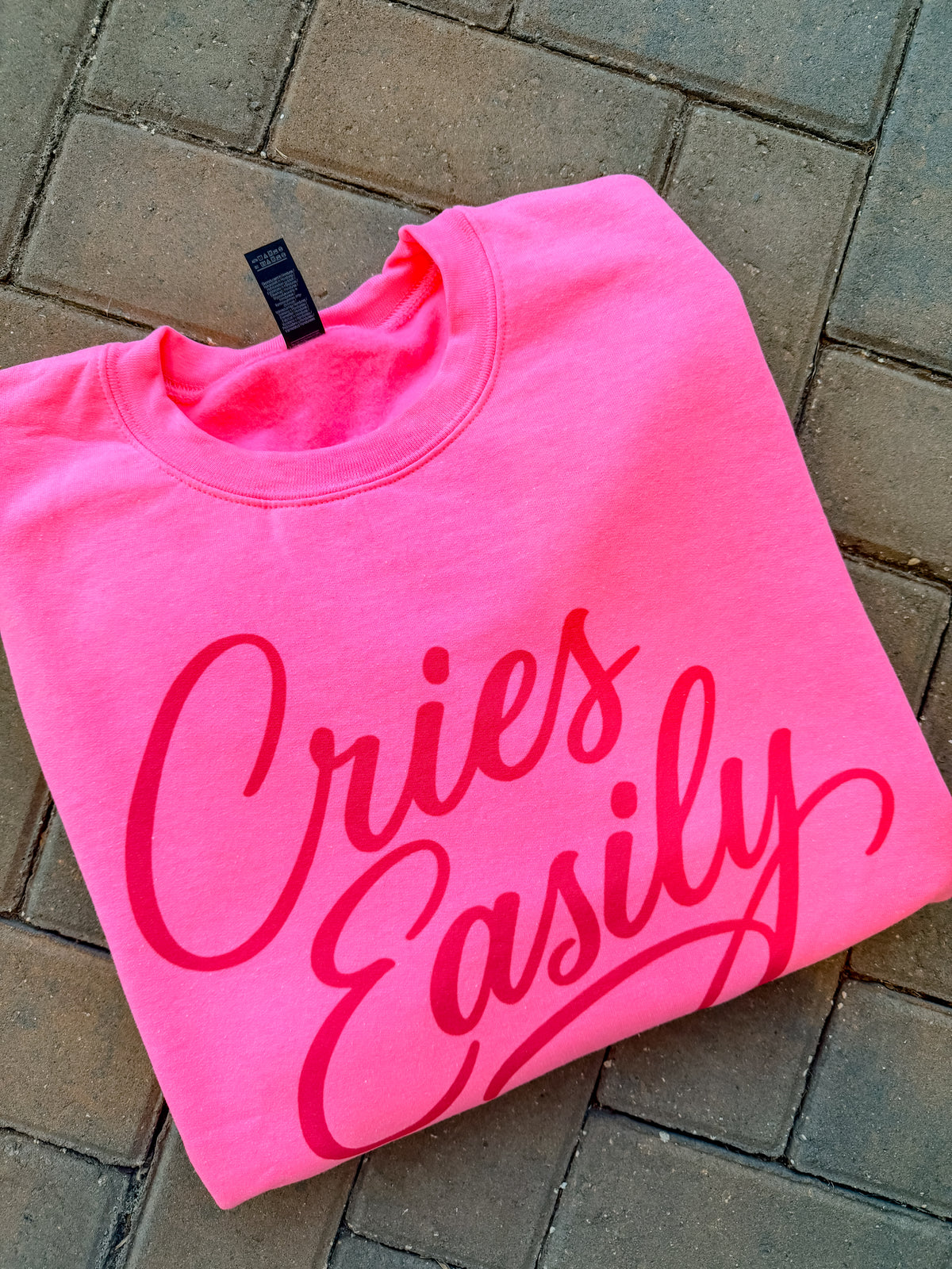 Cries Easily Graphic Pullover C.O.C