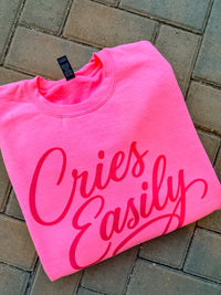 Cries Easily Graphic Pullover C.O.C