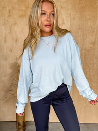 Cool Perfection Ballet Blue Pullover