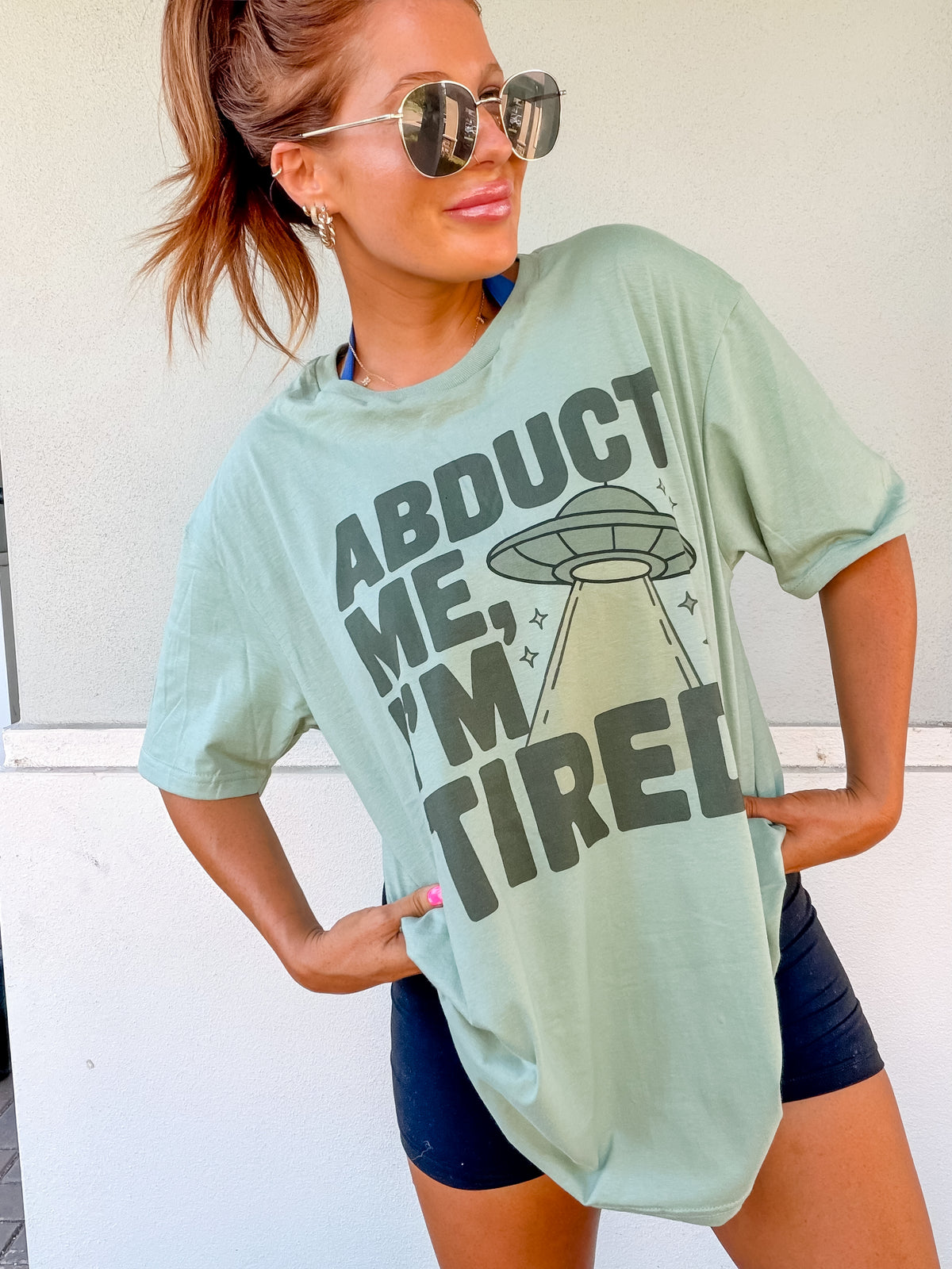 Abduct Me Graphic Top