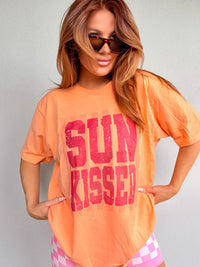 Striped Sun Kissed Graphic Top