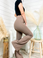 Don't Take It Personal Deep Taupe Flare Pant