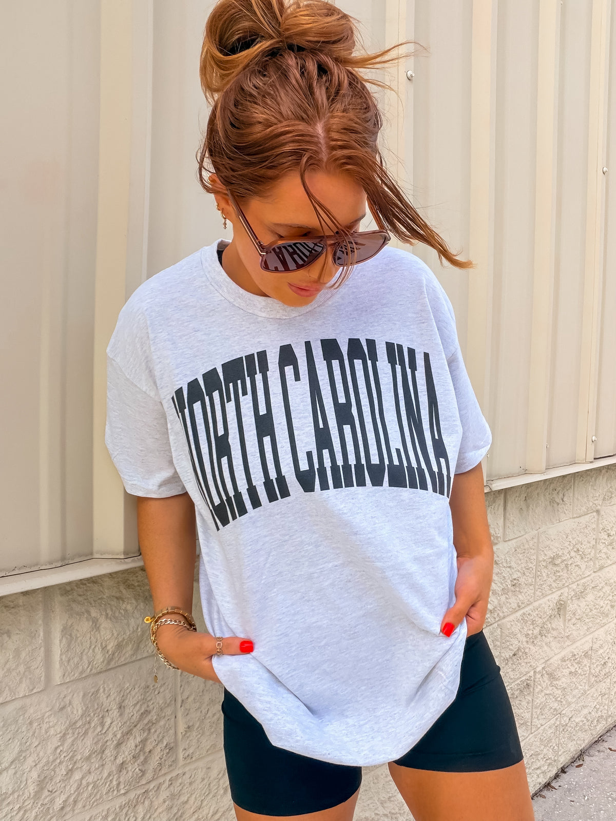 Black Varsity States Graphic Tee