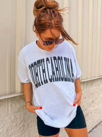 Black Varsity States Graphic Tee