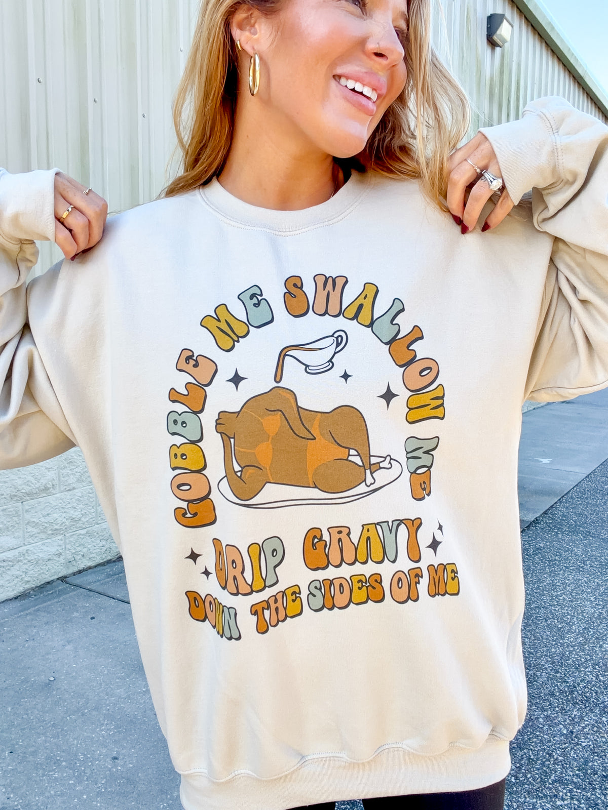 Funny Thanksgiving Turkey Graphic Top