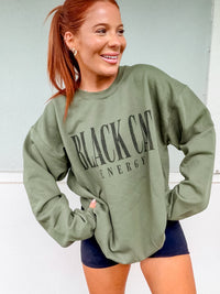 Cat Energy Graphic Pullover