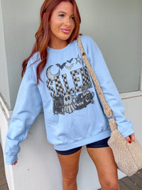 Checker Salem Graphic Top