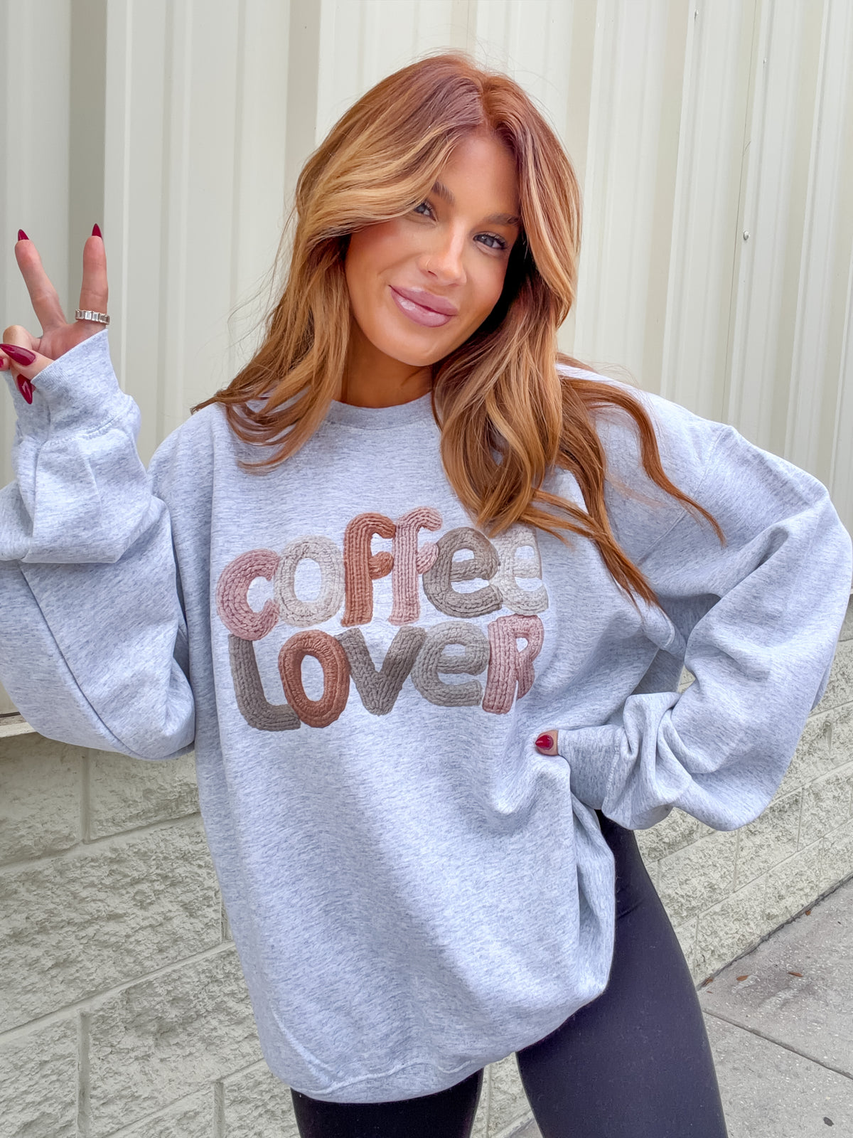 Yarn Coffee Lover Graphic Top