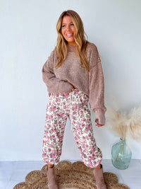Yes Please Pink Floral Pants
